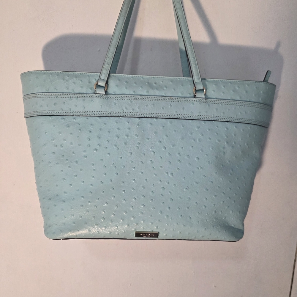 Kate Spade Primrose Hill Goldie Bow Leather Tote Shoulder Bag.
